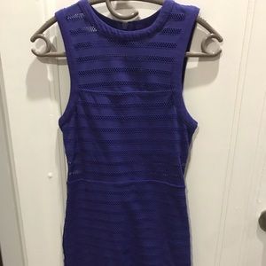 Silence and noise purple mini dress
